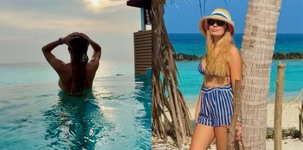 Agnieszka Hyży pozuje TOPLESS na Malediwach w luksusowym hotelu (ZDJĘCIA)