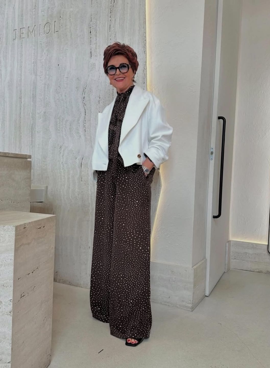 Jolanta Kwaśniewska prezentuje stylizacje