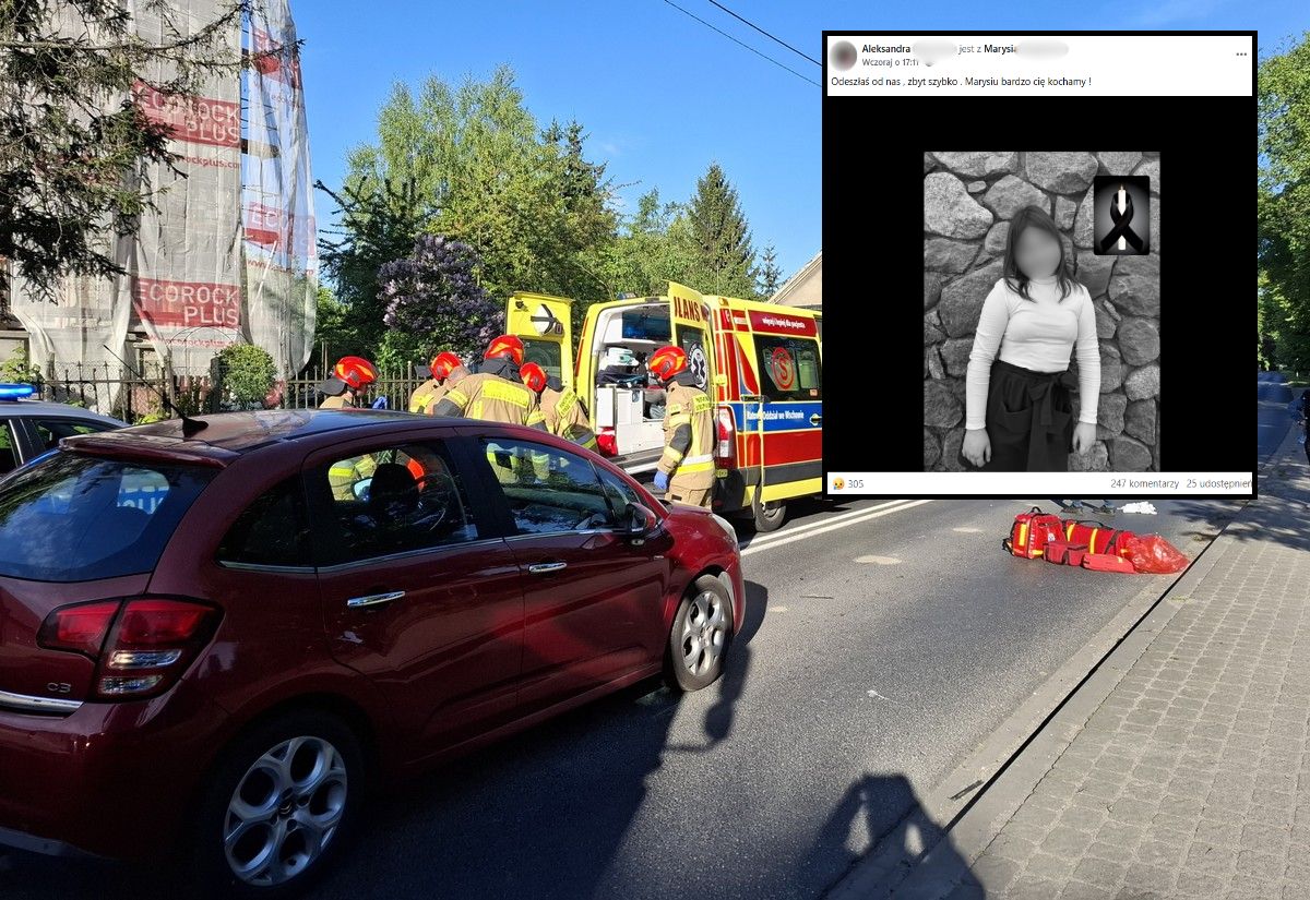 Dziewczyna zmarła po przewiezieniu do szpitala