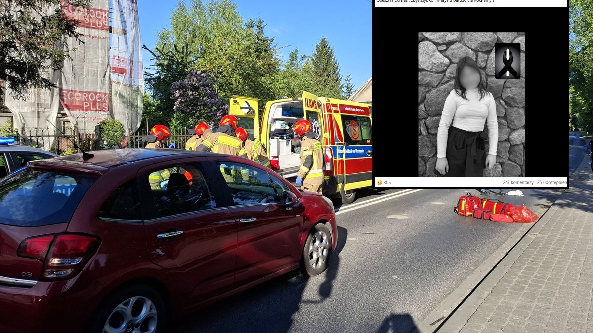 Dziewczyna zmarła po przewiezieniu do szpitala