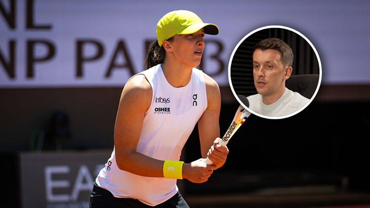   / Robert Prange/Getty Images i YouTube/Break Point / Na zdjęciu: Iga Świątek i Dawid Celt (w kółeczku)