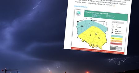 Upał i burze. Alerty IMGW dla prawie całej Polski