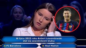 Pytanie o Lewandowskiego w "Milionerach". Była o krok od wpadki!