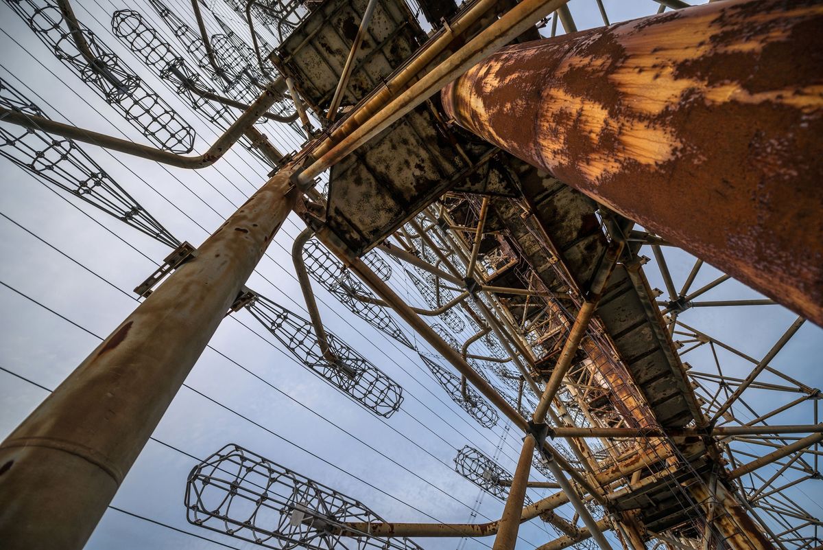 Ruiny elektrowni w Czarnobylu