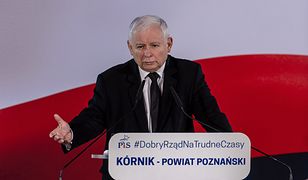 Kaczyński w Kórniku. Problemy? To wina PO i Tuska