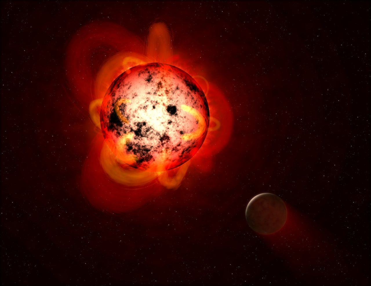 Planet Halla survives as nearby star morphs into a red giant, astonishing astronomers