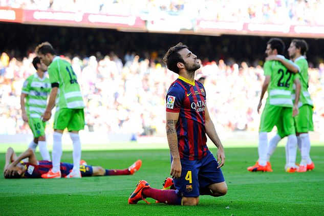 Cesc Fabregas inaczej wyobrażał sobie powrót do Barcelony / fot. GettyImages/David Ramos / Stringer