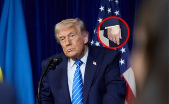 Siniaki na dłoni. Wracają pytania o zdrowie Trumpa