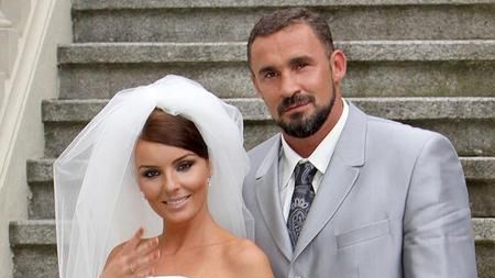 Agnieszka Włodarczyk i Przemysław Saleta na ślubnym kobiercu
