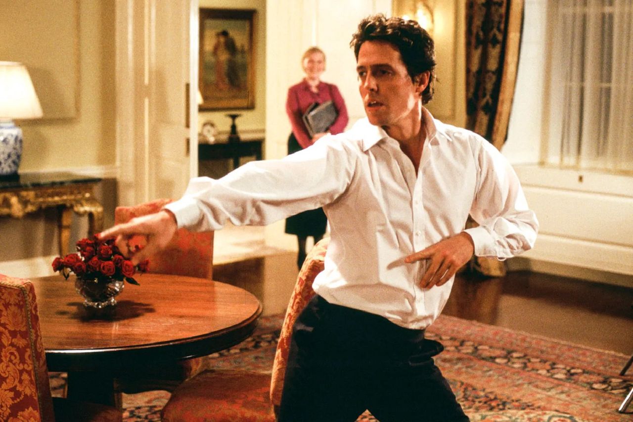 Hugh Grant in "Love Actually"