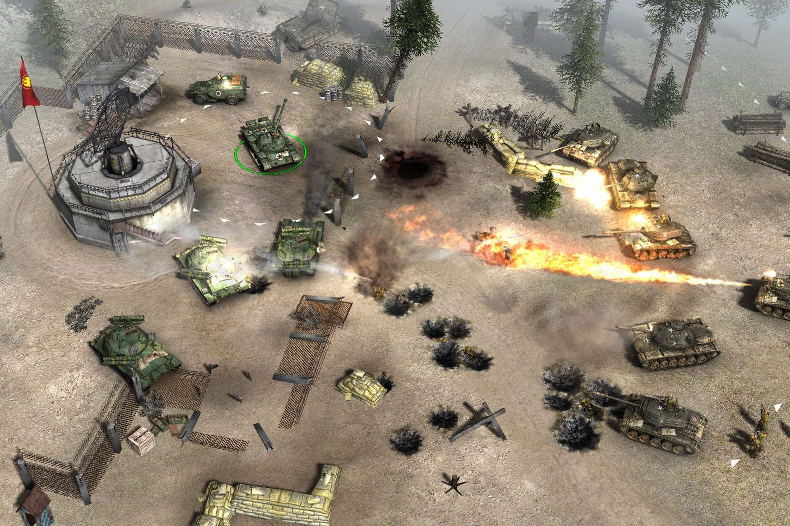 Screenshot z gry Codename Panzers: Cold War