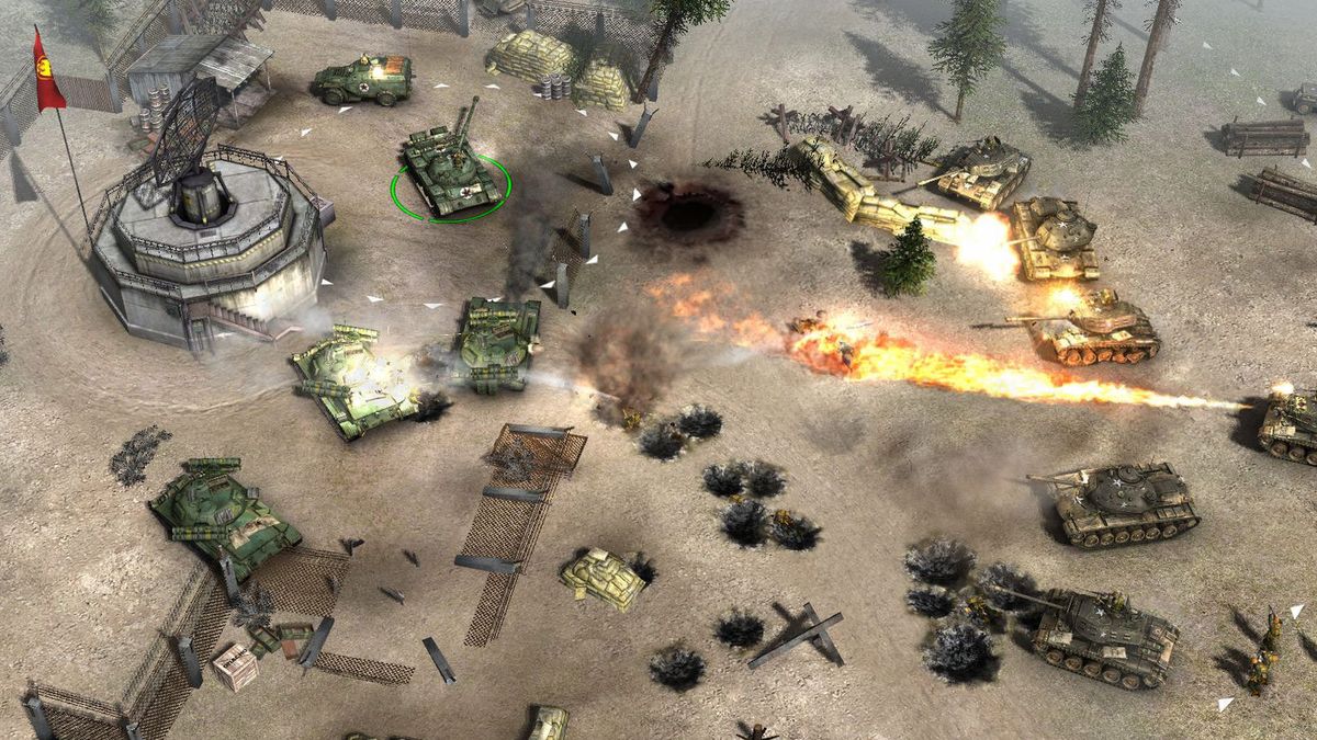 Screenshot z gry Codename Panzers: Cold War