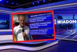 "Wiadomości" TVP w formie. Pokazano "urojenia Tuska"