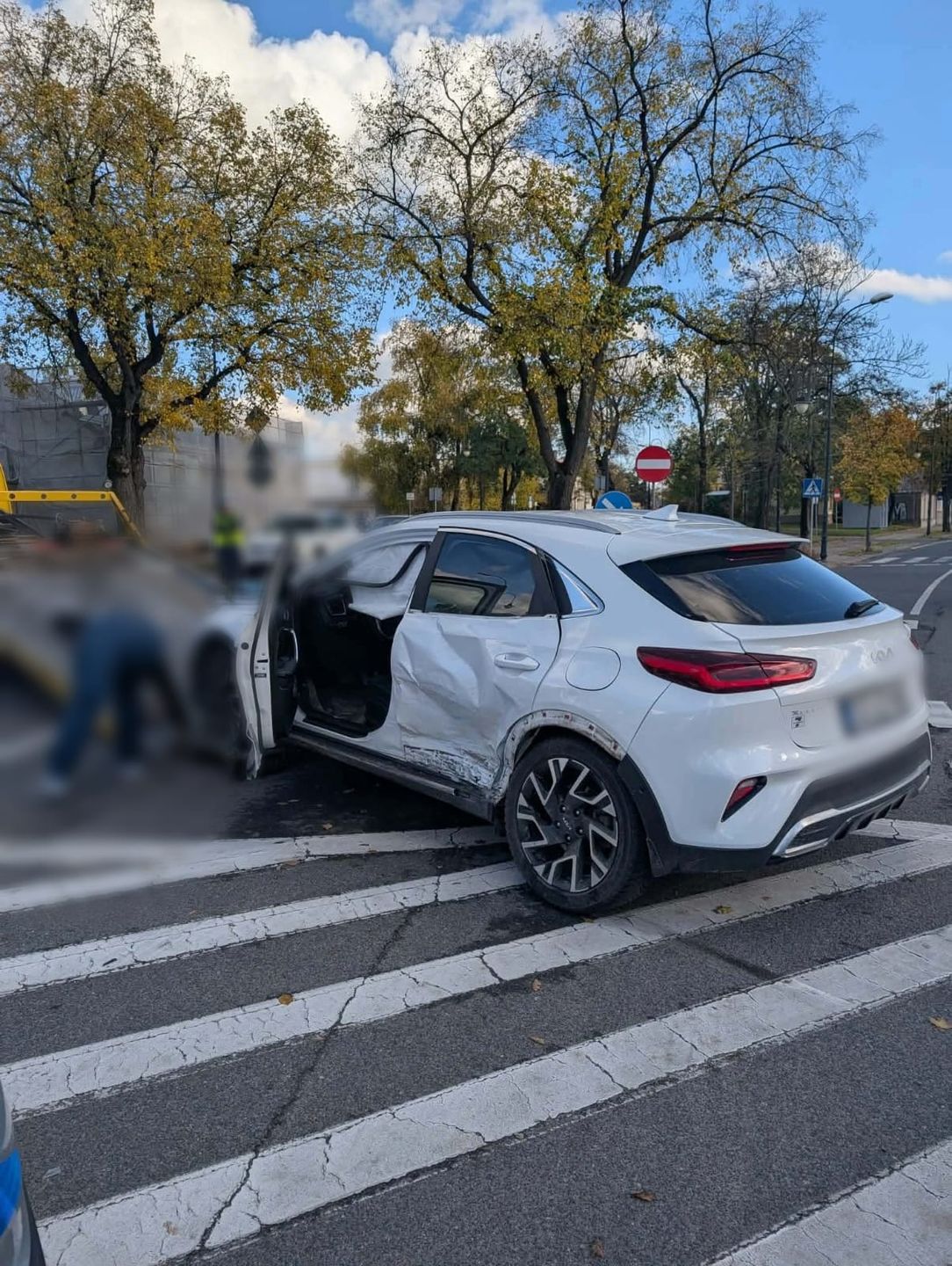 Wypadek na skrzyżowaniu Sienkiewicza i Ostatniej w Płocku