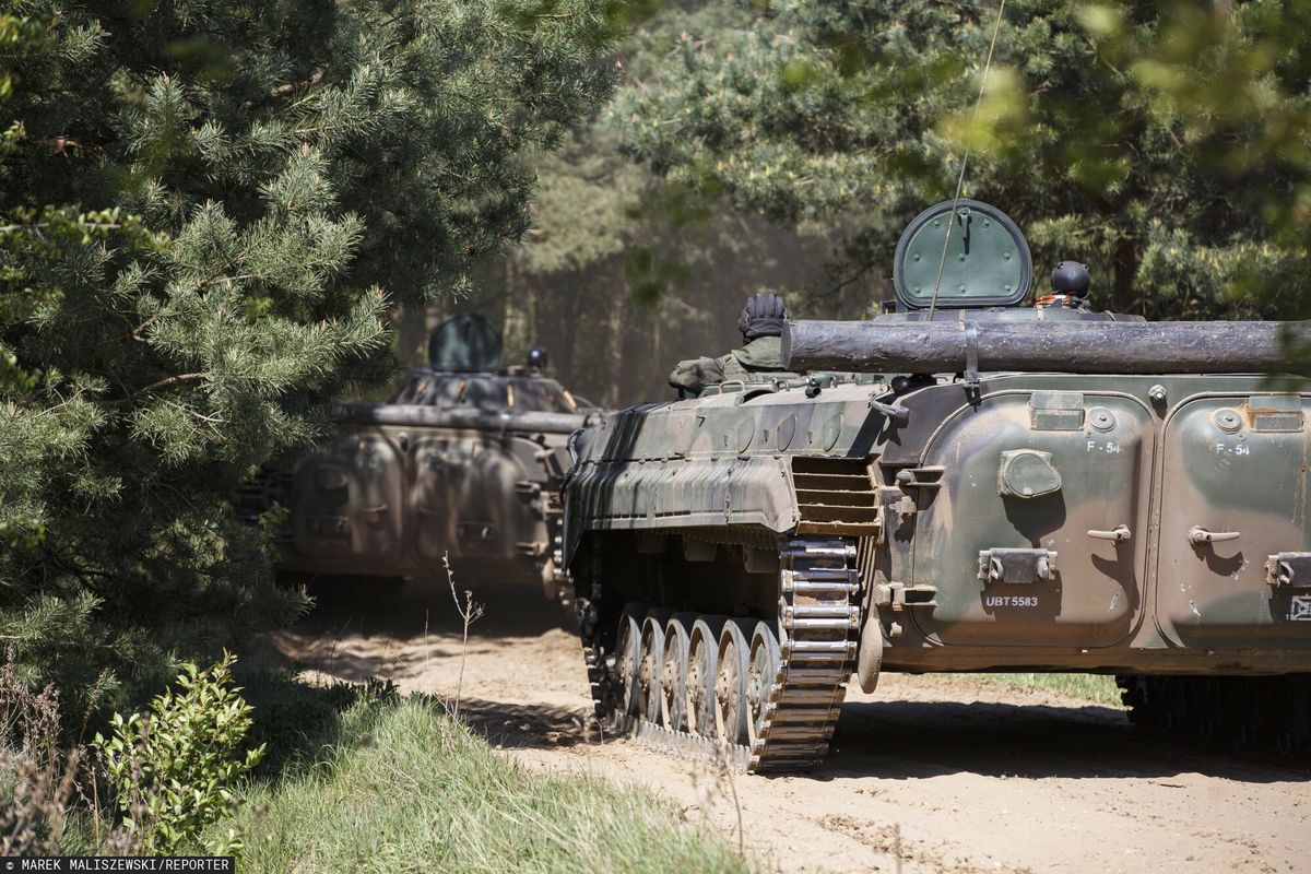 Bojowy wóz piechoty BMP. Zdjęcie ilustracyjne