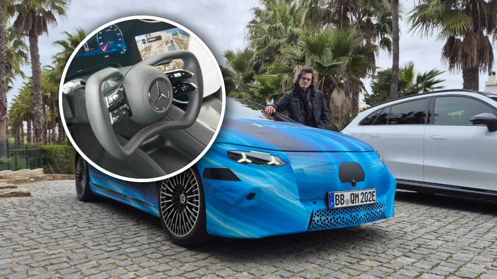 Testowy Merceces wraz z autorem