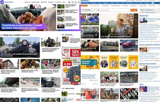 Sekcje regionalne Onetu, Fakt.pl i WP z dużymi wzrostami, Trojmiasto.pl przyciąga na najdłużej