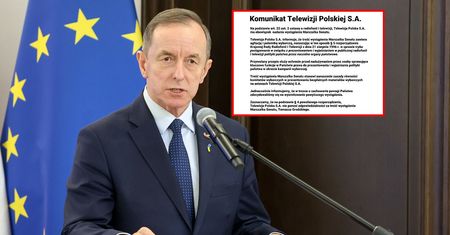 Nagły komunikat na antenie TVP. Tuż przed orędziem Grodzkiego