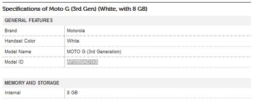 Moto G trzeciej generacji przyłapany w sklepie internetowym. Zapowiada się bardzo obiecująco 2