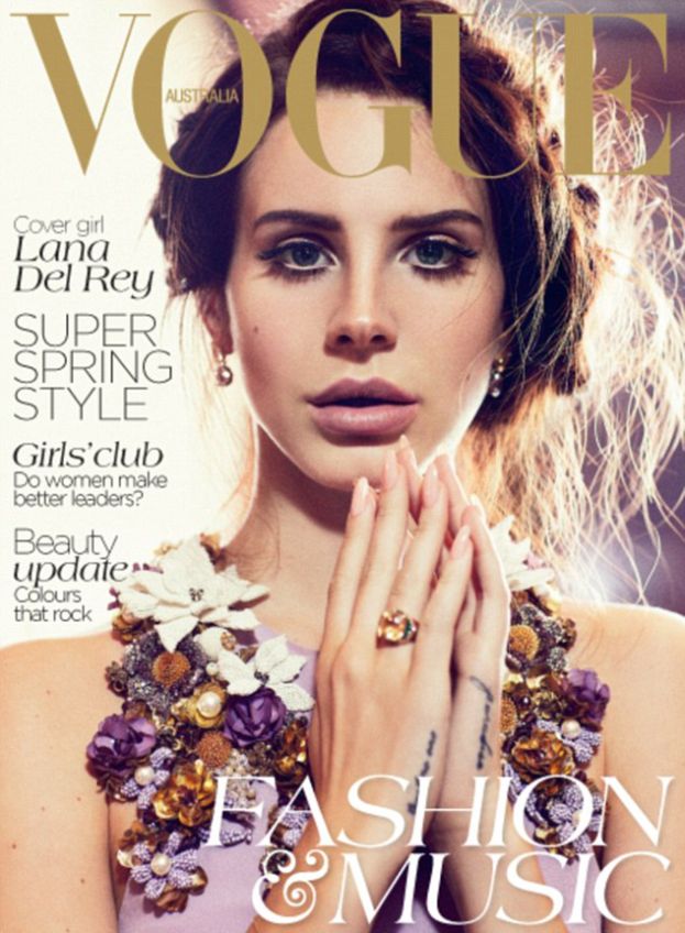 Piękna Lana Del Rey na okładce "Vogue'a" (FOTO)