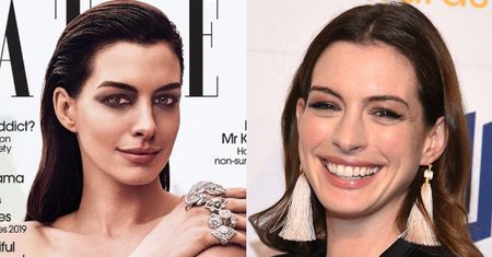 Wyprasowana twarz Anne Hathaway straszy z okładki "Tatlera". Fani: "CO JEJ ZROBILIŚCIE?!" (FOTO)