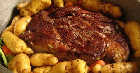 Pieczona łopatka wołowa (mięso i tłuszcz, II klasa mięsa)
