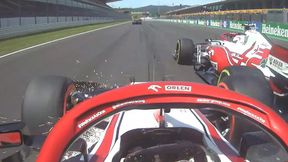 F1. Kuriozum w Alfie Romeo. Kierowcy zderzyli się ze sobą [FOTO]