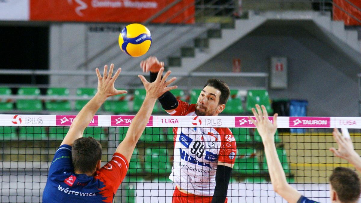 Materiały prasowe / Tauron 1. Liga/Mateusz Bosiacki / Na zdjęciu: Patryk Łaba