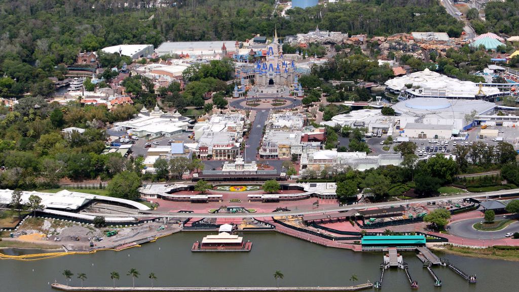 Widok na Disney World w Orlando