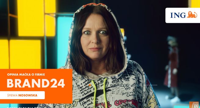 Katarzyna Nosowska wyśpiewuje opinie o firmach w kampanii ING Banku Śląskiego