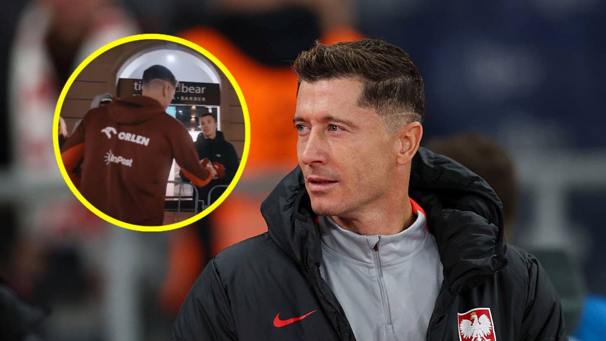 Getty Images / Grzegorz Wajda / Łączy nas piłka/YouTube / Robert Lewandowski / spotkanie Lewandowskiego z kibicem