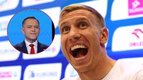 Piotr Lisek rozbawił dziennikarzy. Nawiązał do Karola Nawrockiego