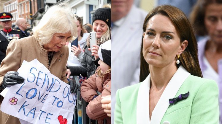 Wzruszające słowa królowej Camilli o chorującej Kate
