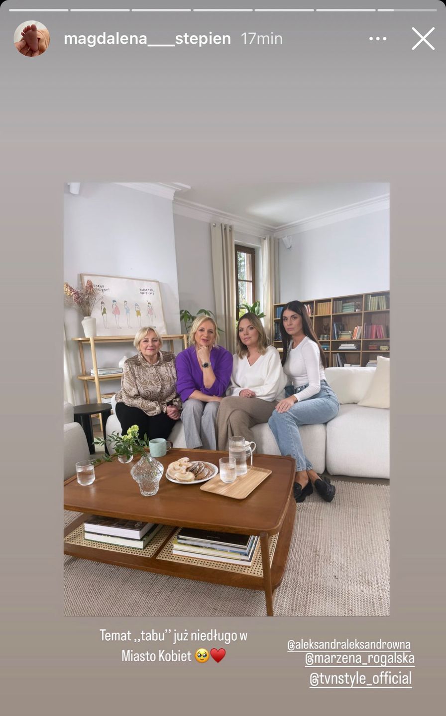 Magda Stępień, Krystyna Przybylska, Marzena Rogalska, Aleksandra Kwaśniewska