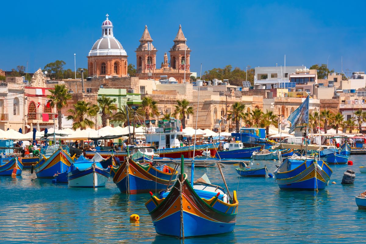 Łódki luzzu są jednym z symboli Malty 