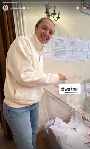 Iga Świątek oddała głos w wyborach prezydenckich