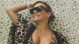 Anna Mucha wspomina egzotyczny urlop, publikując zdjęcie w panterkowym bikini