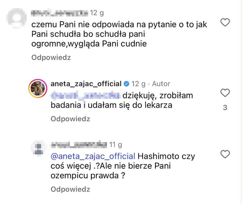 Aneta Zając ujawnia, jak schudła