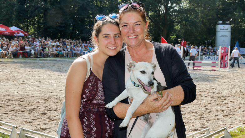 Katarzyna Dowbor z córką Marysią 