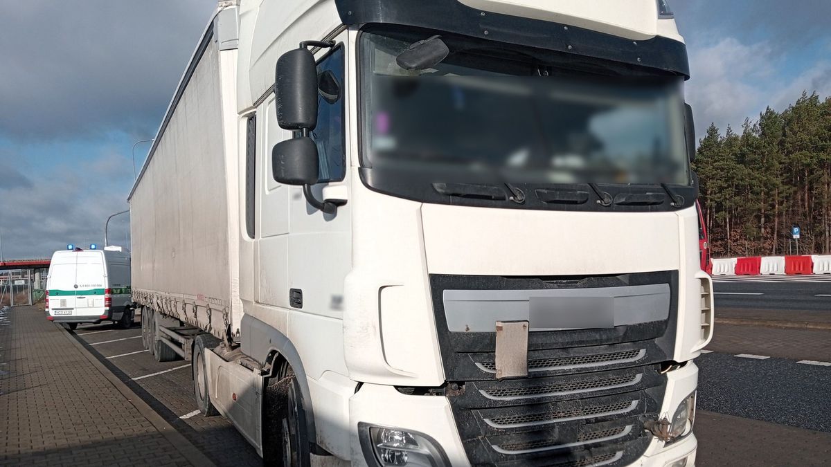 Obywatel Ukrainy kierował ciężarówką bez prawa jazdy