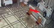 Nagrało się, co zrobił w kościele. Grozi mu 10 lat