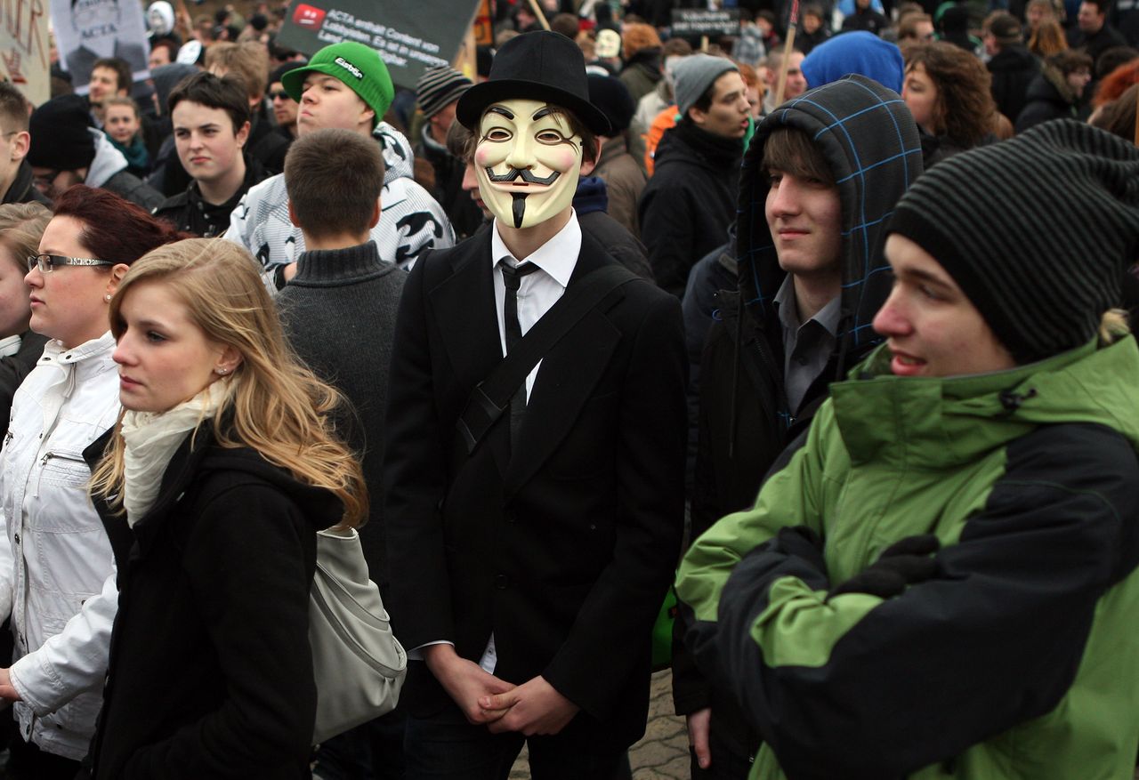 23.03.2019 – dzień protestów przeciwko ACTA 2.0 #StopACTA2 (Getty / Adam Berry / Stringer)