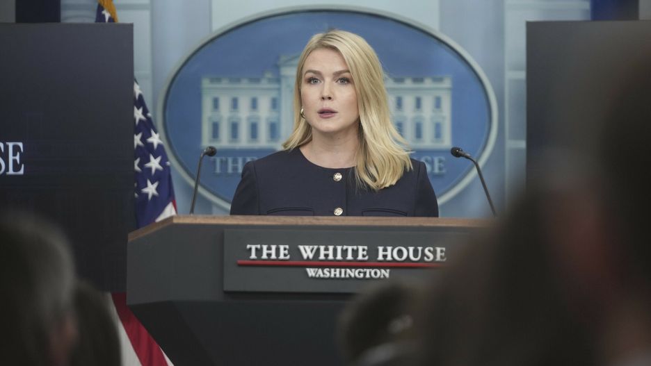 Temporary
White House press secretary Karoline Leavitt speaks during a press briefing at the White House in Washington, Tuesday, April 22, 2025. (AP Photo/Mark Schiefelbein)
Mark Schiefelbein