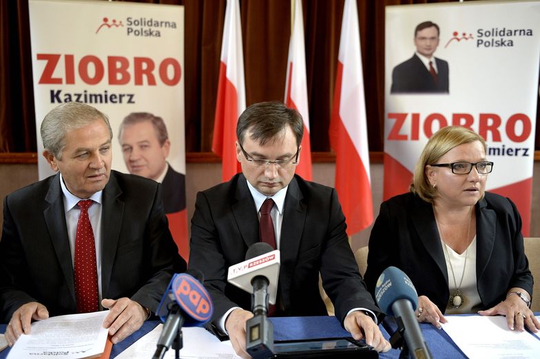 Kazimierz Ziobro, Zbigniew Ziobro i Beata Kempa z Solidarnej Polski
