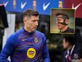 Tak Lewandowski chroni twarz. Barcelona pokazała zdjęcie