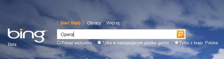 Zsynchronizuj Operę i Bing