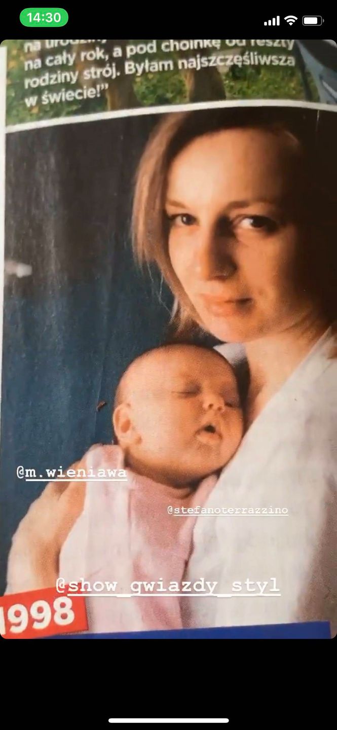 Julia Wieniawa zdjęcia z dzieciństwa