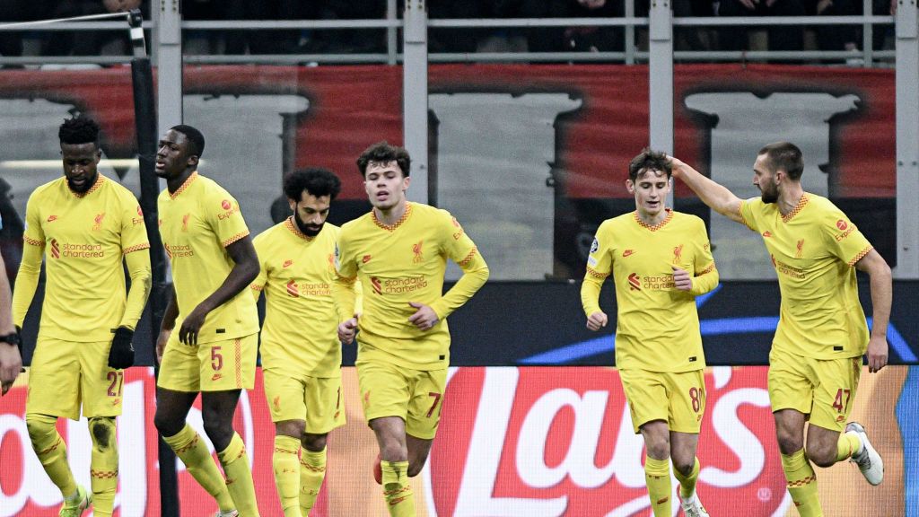 Piłkarze Liverpoolu w meczu z Milanem