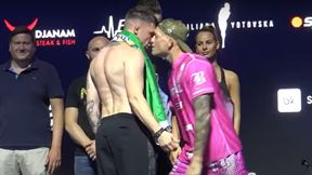 Zadyma na ważeniu! Strzelił "z liścia" Parke'owi!