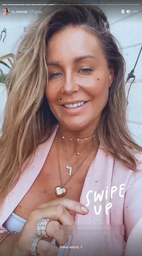 Małgorzata Rozenek reklamuje kamienie w Tulum